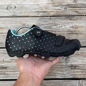 Women Scott MTB Comp BOA Black Turquoise Cycling Biking Shoes